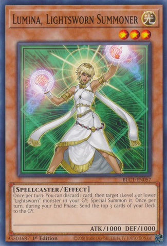 Lumina, Lightsworn Summoner [BLC1-EN057] Common - Yugioh Cards For Your TCG Needs!