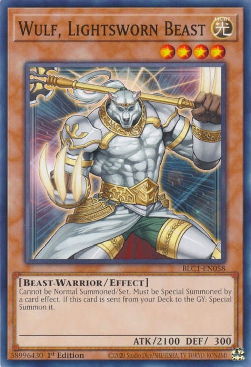 Wulf, Lightsworn Beast [BLC1-EN058] Common - Yugioh Cards For Your TCG Needs!