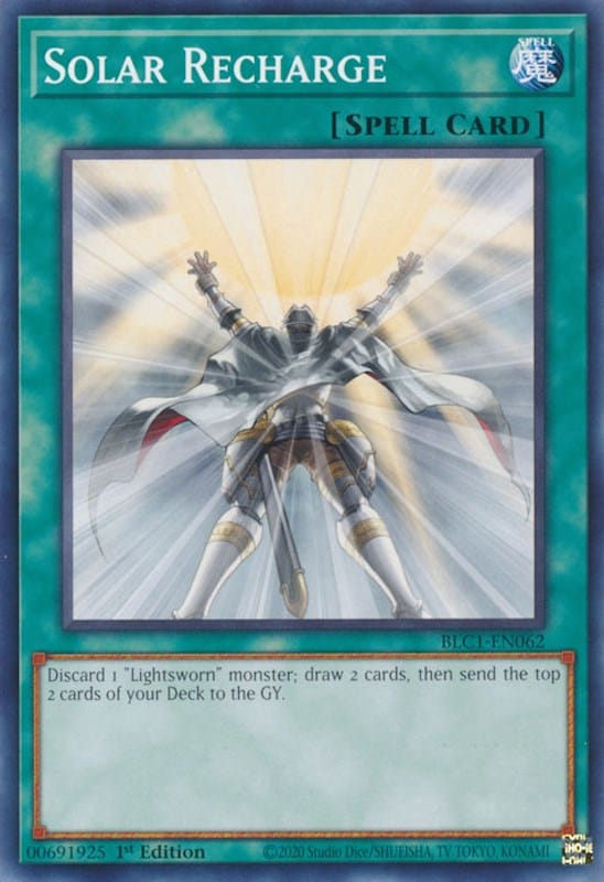 Solar Recharge [BLC1-EN062] Common - Yugioh Cards For Your TCG Needs!