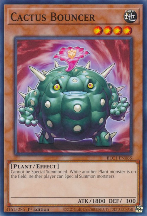 Cactus Bouncer [BLC1-EN065] Common - Yugioh Cards For Your TCG Needs!
