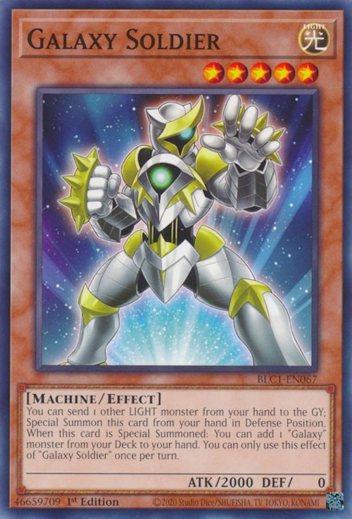Galaxy Soldier [BLC1-EN067] Common - Yugioh Cards For Your TCG Needs!
