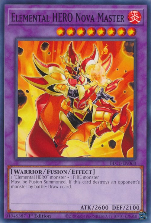 Elemental HERO Nova Master [BLC1-EN068] Common - Yugioh Cards For Your TCG Needs!