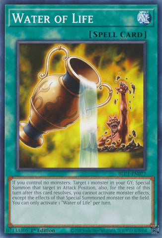 Water of Life [BLC1-EN077] Common - Yugioh Cards For Your TCG Needs!