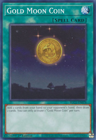 Gold Moon Coin [BLC1-EN078] Common - Yugioh Cards For Your TCG Needs!