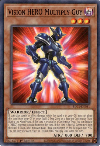 Vision HERO Multiply Guy [BLC1-EN081] Common - Yugioh Cards For Your TCG Needs!