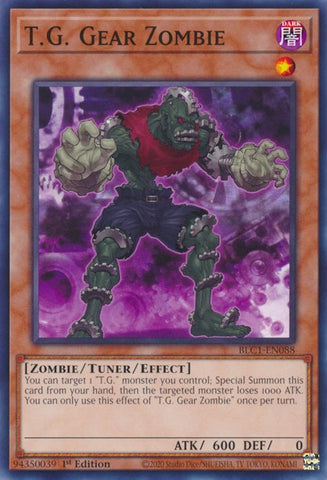 T.G. Gear Zombie [BLC1-EN088] Common - Yugioh Cards For Your TCG Needs!