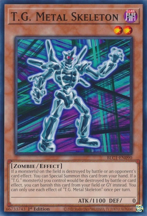 T.G. Metal Skeleton [BLC1-EN090] Common - Yugioh Cards For Your TCG Needs!