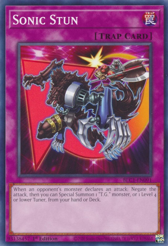 Sonic Stun [BLC1-EN091] Common - Yugioh Cards For Your TCG Needs!