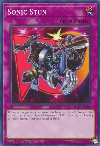 Sonic Stun [BLC1-EN091] Common - Yugioh Cards For Your TCG Needs!