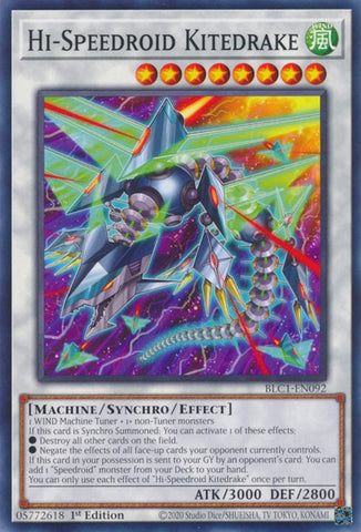 Hi-Speedroid Kitedrake [BLC1-EN092] Common - Yugioh Cards For Your TCG Needs!