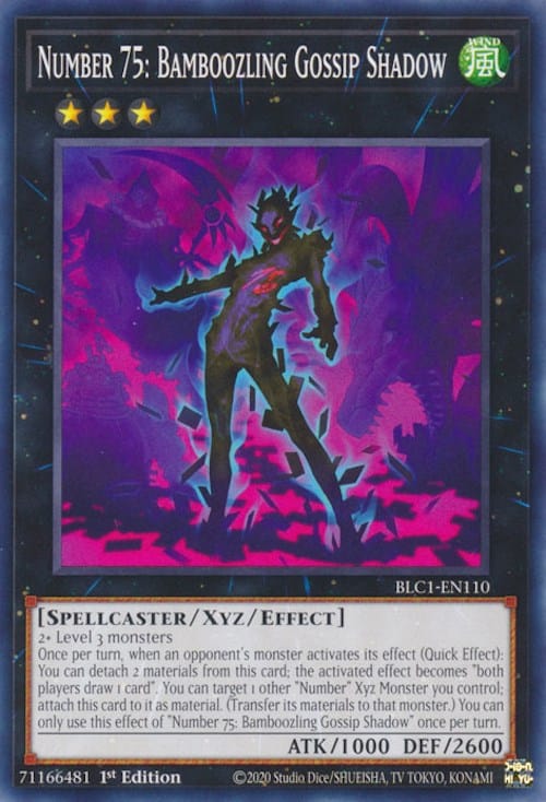 Number 75: Bamboozling Gossip Shadow [BLC1-EN110] Common - Yugioh Cards For Your TCG Needs!
