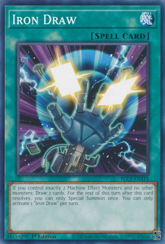 Iron Draw [BLC1-EN111] Common - Yugioh Cards For Your TCG Needs!