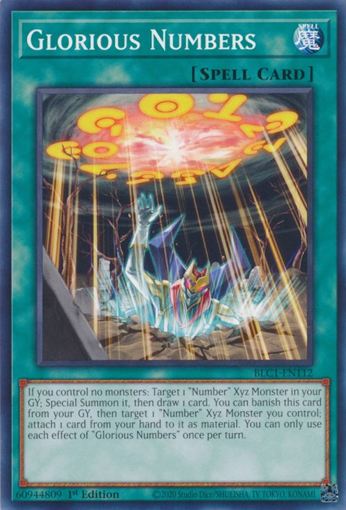 Glorious Numbers [BLC1-EN112] Common - Yugioh Cards For Your TCG Needs!