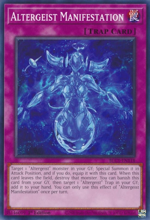 Altergeist Manifestation [BLC1-EN118] Common - Yugioh Cards For Your TCG Needs!
