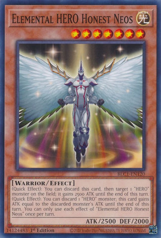 Elemental HERO Honest Neos [BLC1-EN120] Common - Yugioh Cards For Your TCG Needs!