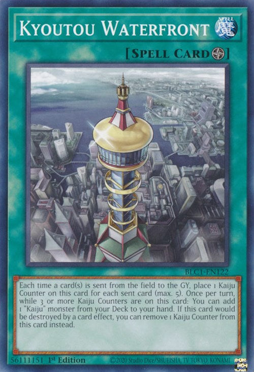 Kyoutou Waterfront [BLC1-EN122] Common - Yugioh Cards For Your TCG Needs!