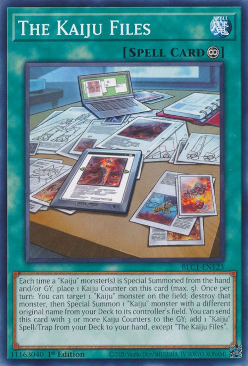 The Kaiju Files [BLC1-EN123] Common - Yugioh Cards For Your TCG Needs!