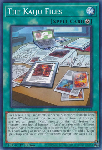 The Kaiju Files [BLC1-EN123] Common - Yugioh Cards For Your TCG Needs!