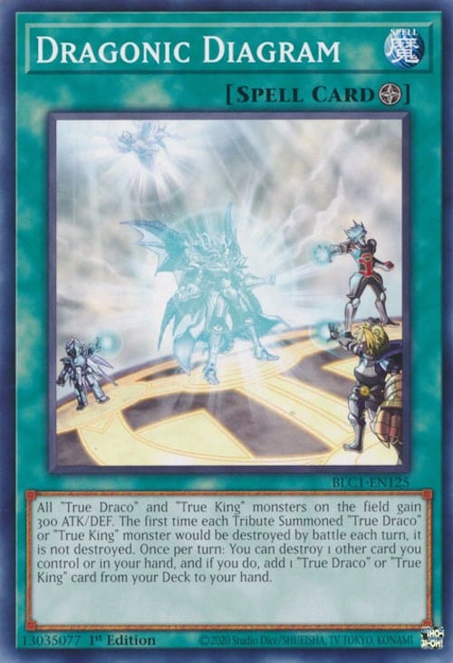 Dragonic Diagram [BLC1-EN125] Common - Yugioh Cards For Your TCG Needs!
