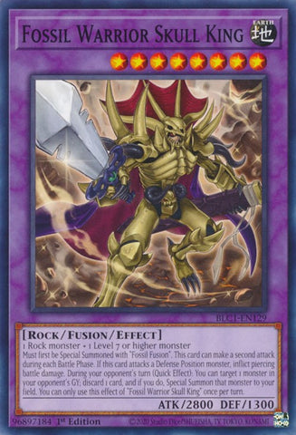 Fossil Warrior Skull King [BLC1-EN129] Common - Yugioh Cards For Your TCG Needs!