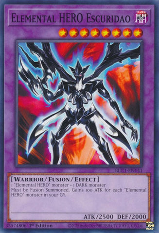 Elemental HERO Escuridao [BLC1-EN141] Common - Yugioh Cards For Your TCG Needs!