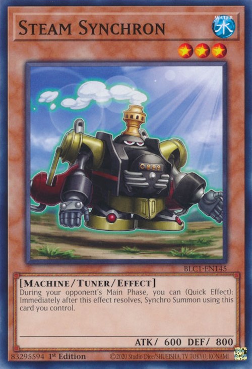 Steam Synchron [BLC1-EN145] Common - Yugioh Cards For Your TCG Needs!