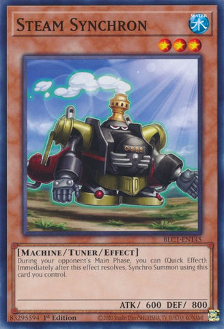 Steam Synchron [BLC1-EN145] Common - Yugioh Cards For Your TCG Needs!