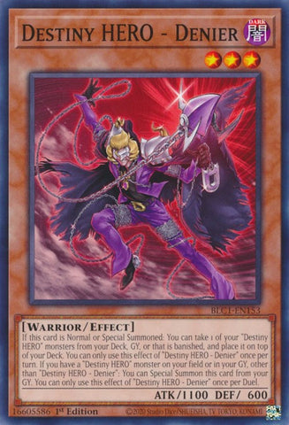 Destiny HERO - Denier [BLC1-EN153] Common - Yugioh Cards For Your TCG Needs!