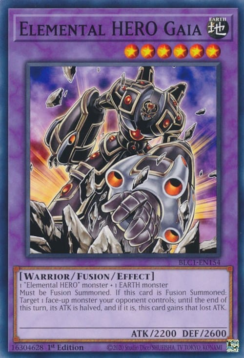 Elemental HERO Gaia [BLC1-EN154] Common - Yugioh Cards For Your TCG Needs!