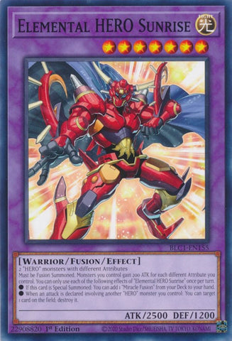 Elemental HERO Sunrise [BLC1-EN155] Common - Yugioh Cards For Your TCG Needs!