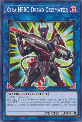 Xtra HERO Dread Decimator [BLC1-EN156] Common - Yugioh Cards For Your TCG Needs!