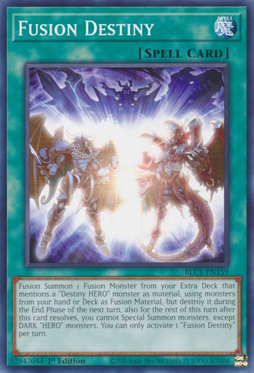 Fusion Destiny [BLC1-EN159] Common - Yugioh Cards For Your TCG Needs!