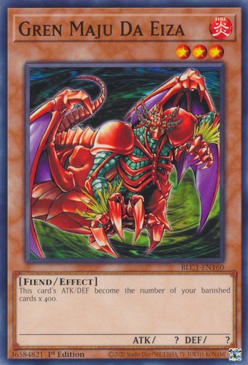 Gren Maju Da Eiza [BLC1-EN160] Common - Yugioh Cards For Your TCG Needs!