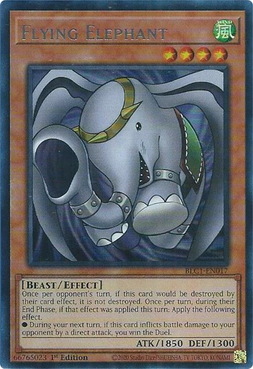 Flying Elephant (Silver) [BLC1-EN017] Ultra Rare - Yugioh Cards For Your TCG Needs!