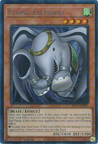 Flying Elephant (Silver) [BLC1-EN017] Ultra Rare - Yugioh Cards For Your TCG Needs!