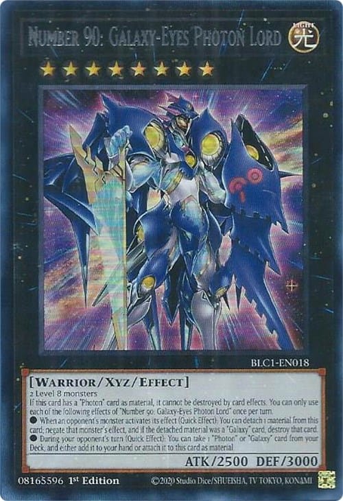 Number 90: Galaxy-Eyes Photon Lord (Silver) [BLC1-EN018] Ultra Rare - Yugioh Cards For Your TCG Needs!