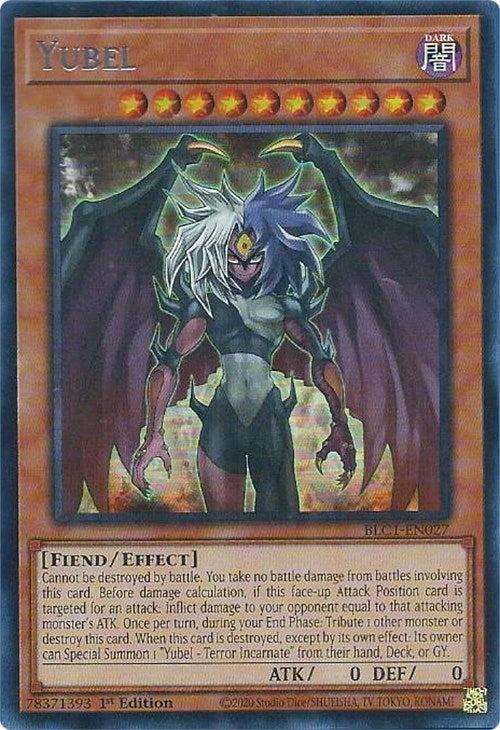 Yubel (Silver) [BLC1-EN027] Ultra Rare - Yugioh Cards For Your TCG Needs!