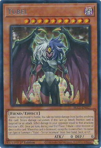 Yubel (Silver) [BLC1-EN027] Ultra Rare - Yugioh Cards For Your TCG Needs!