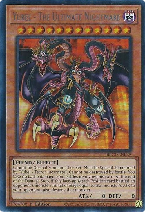 Yubel - The Ultimate Nightmare (Silver) [BLC1-EN029] Ultra Rare - Yugioh Cards For Your TCG Needs!
