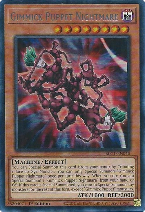 Gimmick Puppet Nightmare (Silver) [BLC1-EN040] Ultra Rare - Yugioh Cards For Your TCG Needs!