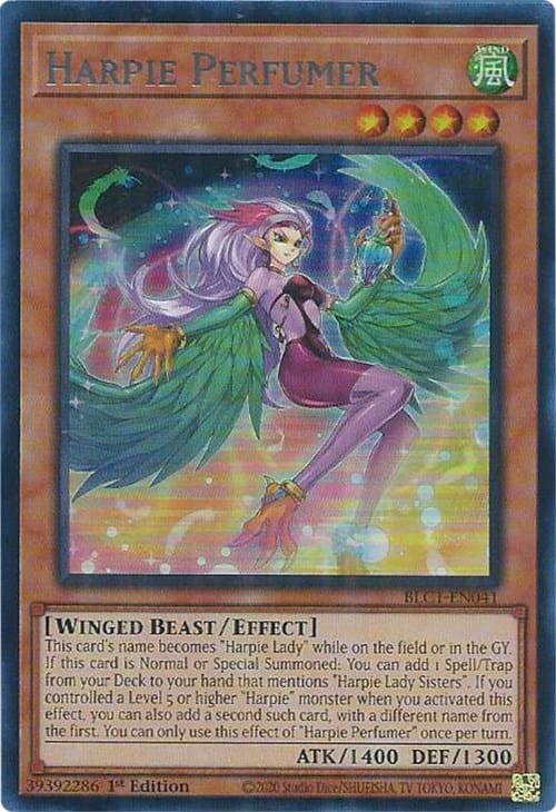 Harpie Perfumer (Silver) [BLC1-EN041] Ultra Rare - Yugioh Cards For Your TCG Needs!