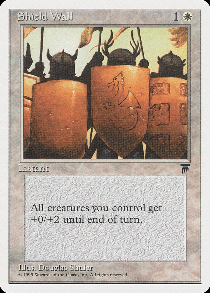 Shield Wall [Chronicles] Magic: The Gathering