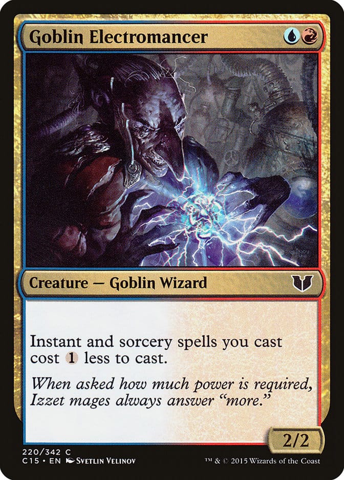Goblin Electromancer [Commander 2015] Magic: The Gathering