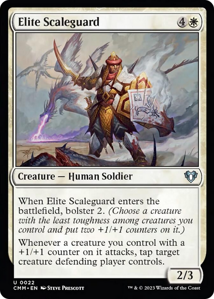 Elite Scaleguard [Commander Masters] Magic: The Gathering
