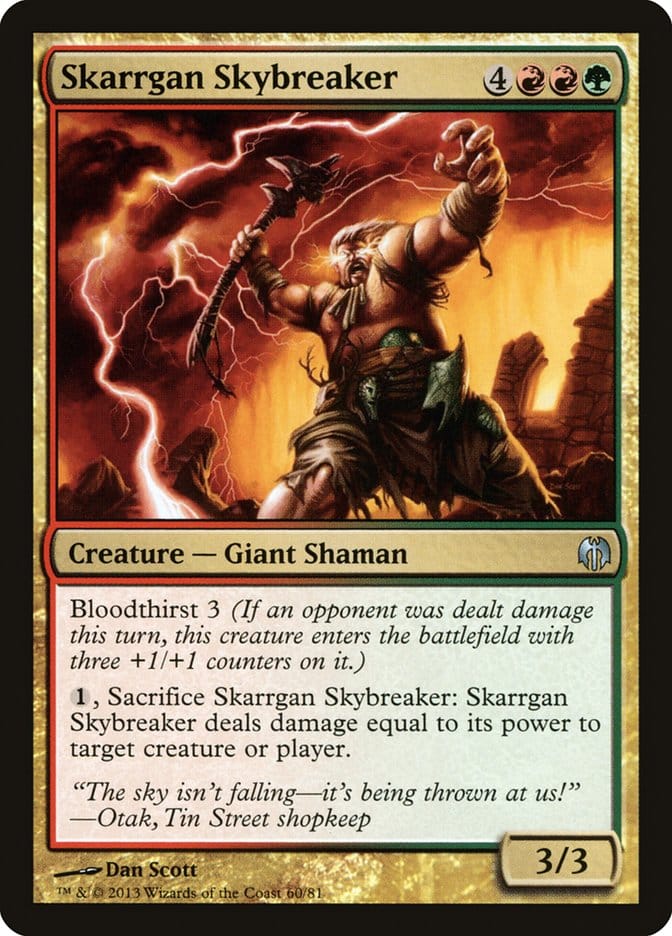 Skarrgan Skybreaker [Duel Decks: Heroes vs. Monsters] Magic: The Gathering