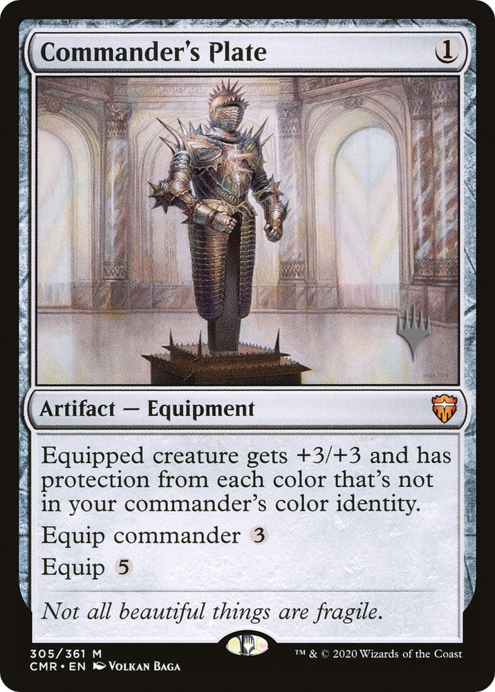 Commander's Plate (Promo Pack) [Murders at Karlov Manor Promos] Magic: The Gathering