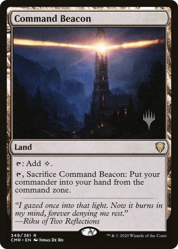 Command Beacon (Promo Pack) [Murders at Karlov Manor Promos] Magic: The Gathering