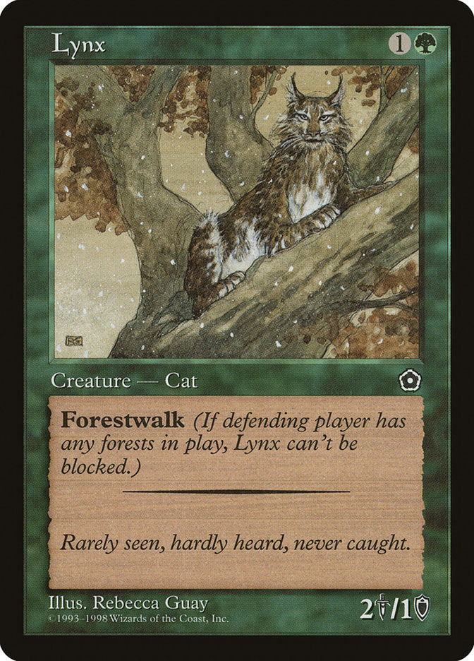 Lynx [Portal Second Age] Magic: The Gathering