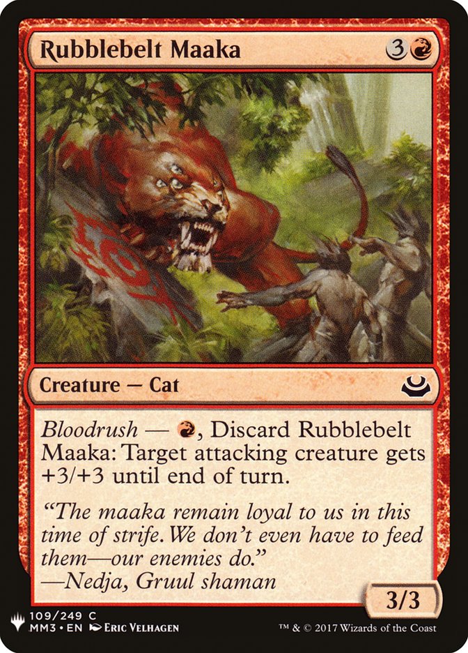 Rubblebelt Maaka [Mystery Booster] Magic: The Gathering