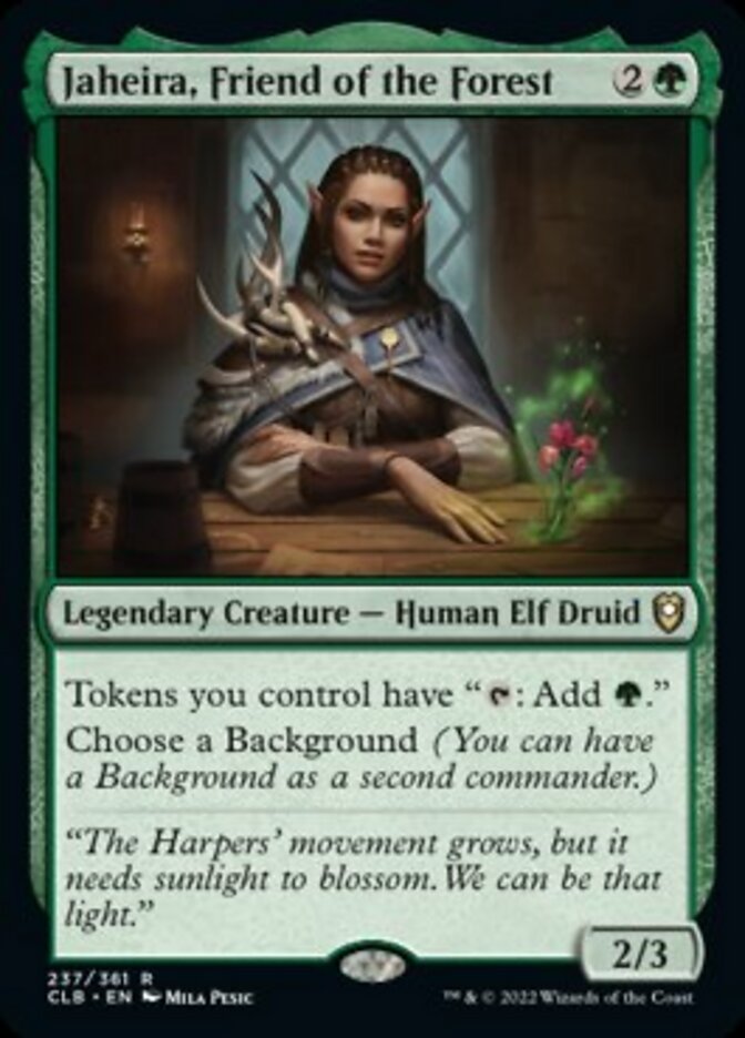Jaheira, Friend of the Forest [Commander Legends: Battle for Baldur's Gate] Magic: The Gathering
